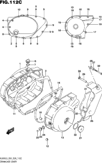 Crankcase Cover (Vl800tl5 E03)