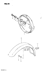 Headlamp Housing - Front Fender