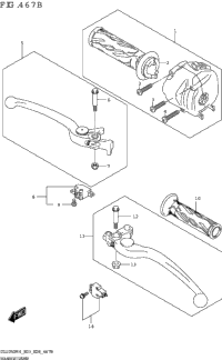 Handle Lever (Dl1050rr)