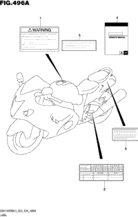 Label (Gsx1300ral5 E03)