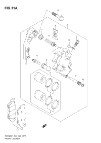 Front Caliper (Model K5/K6)