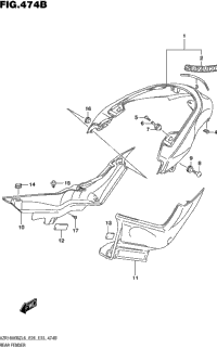 Rear Fender (For Pgz) (Vzr1800bzl6 E28)