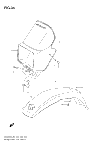 Headlamp Cover (Model K6/K7)