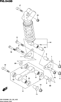 Rear Cushion Lever (Gsx-R1000ra)