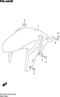 Front Fender (Gsx-S1000l8 E33)