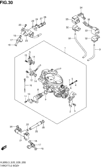 Throttle Body (Vl800cl3 E03)