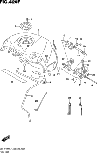 Fuel Tank (Gsx-R1000l7 E33) (Ykv,Yvz)