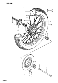 Front Wheel (Gn400xt
