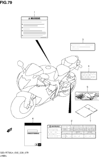 Label (Gsx-R750l4 E33)