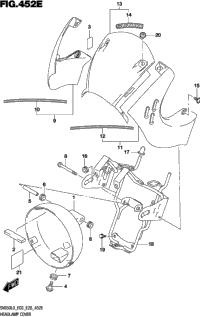 Headlamp Cover (Sv650xal9 E28)