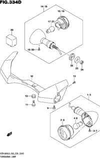 Turnsignal Lamp (Vzr1800bzl8 E33)