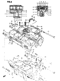Crankcase (Gs1150es3/Ese E.No.102248-/Model F/F2/G)