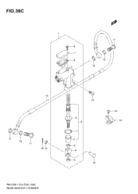 Rear Master Cylinder (Model K5/K6)