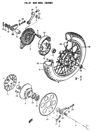 Rear Wheel (Gs425n)