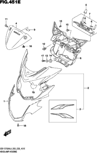 Headlamp Housing (Gsx-S750yal9 E33)