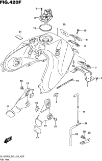Fuel Tank (Dl1000al8 E33) (For Yvb,Yww)