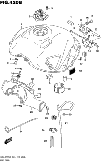 Fuel Tank (Gsx-S750l8 E33)