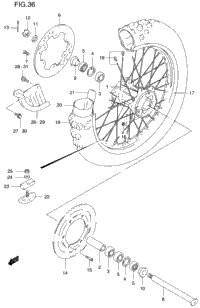 Rear Wheel (Model T/V/W/X)