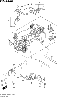Throttle Body (Dl1000al6 E33)