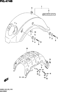 Rear Fender (Vl800l9 E28)