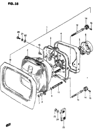 Headlamp (Gs1100esd)