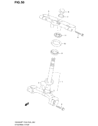 Steering Stem (Model W/X/Y/K1/K2)