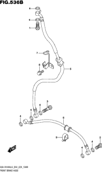 Front Brake Hose (Gsx-R1000l6 E28)