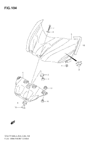 Fuel Tank Front Cover (Gsx-R1000l3 E33)