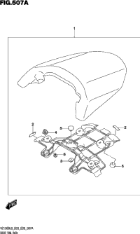 Seat Tail Box 507A