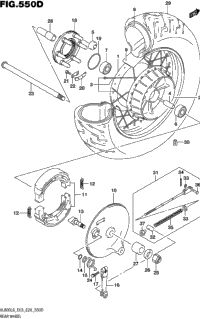 Rear Wheel (Vl800tl6 E03)