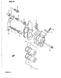 Front Caliper (Model H)