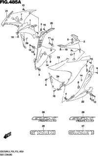 Side Cowling (Gsx250rl9 P28) (For Yay,Qhw)