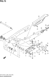 Rear Swingingarm (Dr-Z125ll4 E33)