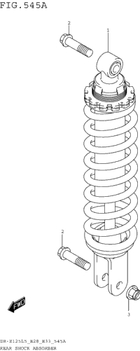 Rear Shock Absorber (Dr-Z125l5 E28)