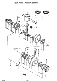 Piston - Crankshaft (Gt250a