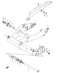 Rear Swinging Arm (Model P)