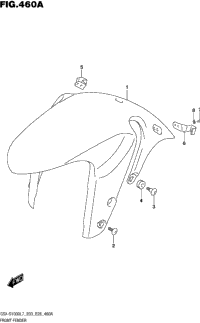 Front Fender (Gsx-S1000l7 E33)