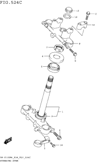 Steering Stem (Dr-Z125lm4 E33)