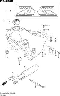 Fuel Tank (Dr-Z400sl9 E28)