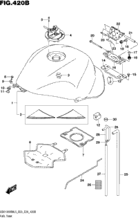 Fuel Tank (Gsx1300ral5 E28)