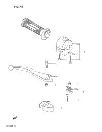 Right Handle Switch (Gs550ed)