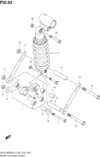 Rear Cushion Lever (Gsx1300ral4 E03)