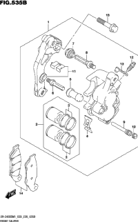 Front Caliper (Dr-Z400sm)