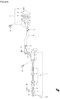 Rear Master Cylinder (Gsf1200sav)