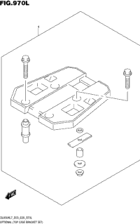 Optional (Top Case Bracket Set)