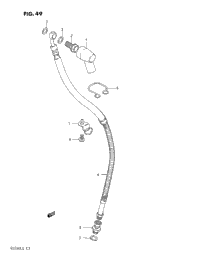 Front Brake Hose (Model F)