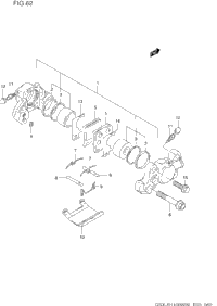 Rear Caliper (Model P/R)