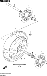 Front Wheel (Vzr1800bzl8 E28)