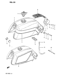 Fuel Tank (Gs1150ese/Esf/Esg)