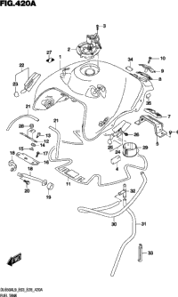 Fuel Tank (Dl650a:E33)